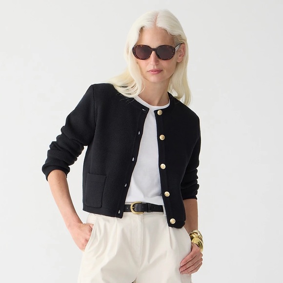 J. Crew Jackets & Blazers - NWT J.Crew Emilie Patch-pocket Sweater Lady Jacket